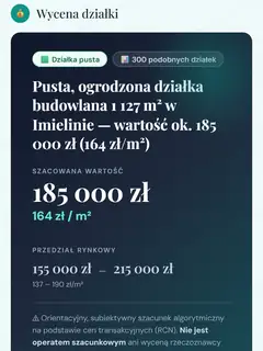 Wycena z prawdziwych transakcji