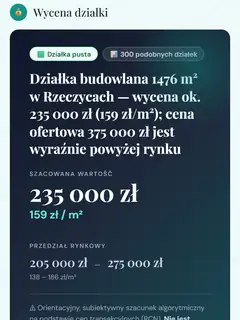 Wycena kontra cena z ogłoszenia